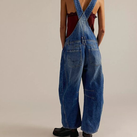 We The Free Good Luck Barrel Overalls - Picture 3 of 5